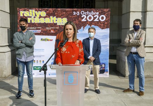 María Pita dálle o pistoletazo de saída ao Rally Rías Altas de Vehículos Históricos